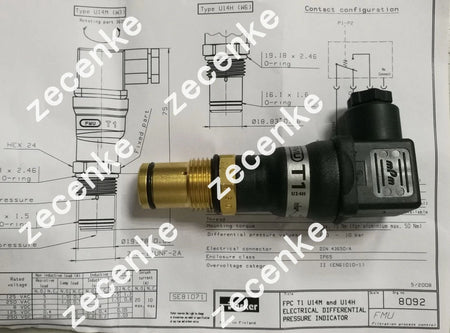Parker FMUT1MVMU14H Pressure Sensor for Industrial Use
