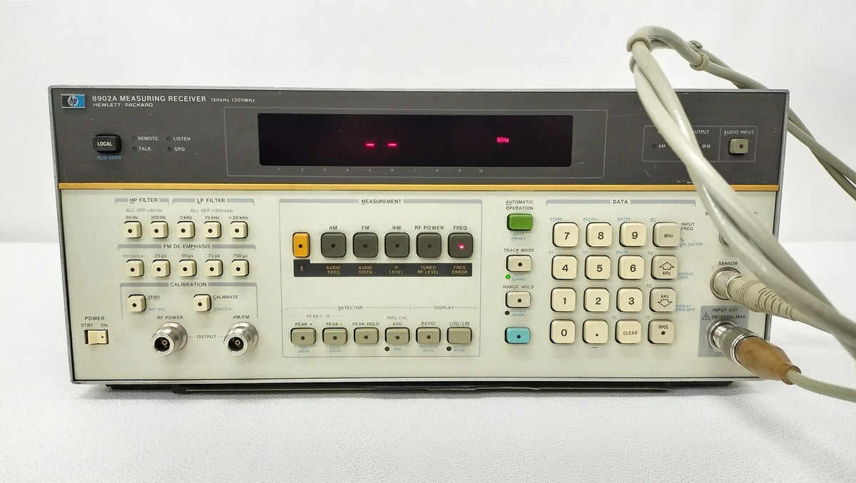 HP  8902A+11722A Measuring Receiver + Sensor