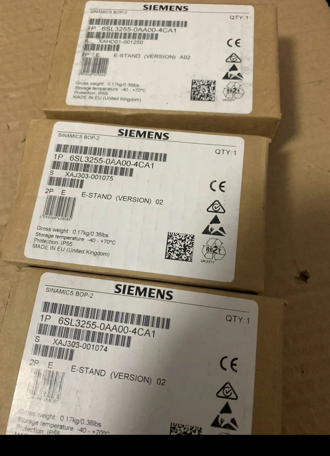 Siemens 6SL3255-0AA00-4CA1 Inverter Module