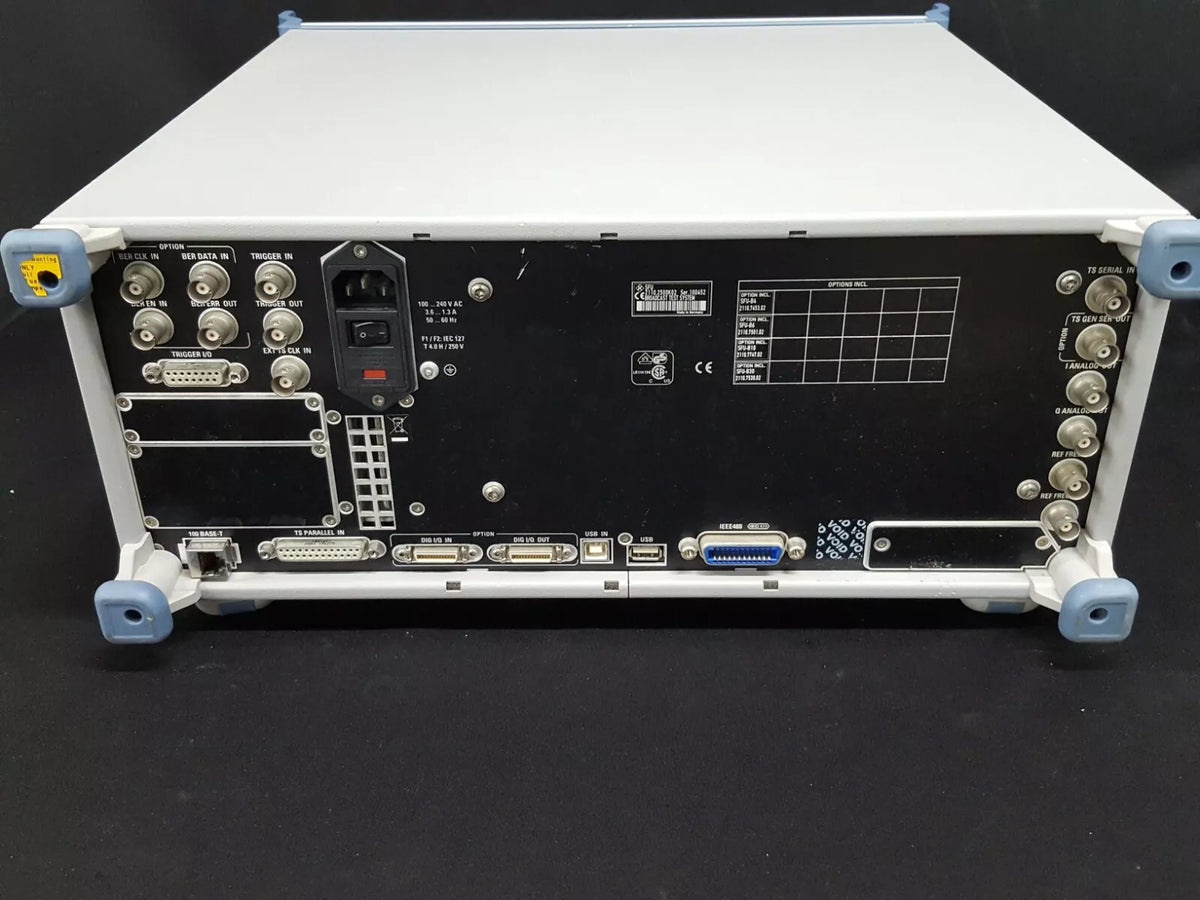 R&S SFU Broadcast Test System (100452) - B4 B6 B10 B30
