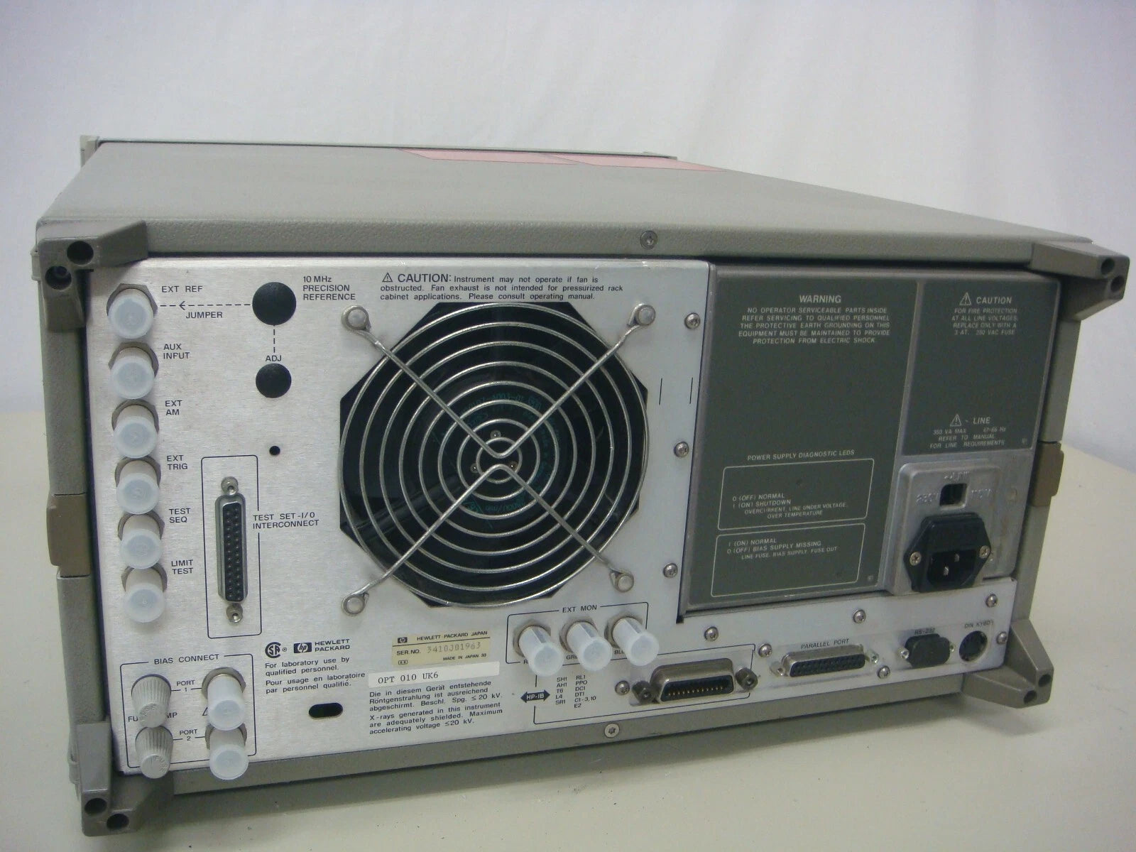 HP 8753D /010 3GHz S-parameter Test Set for FDD Failure