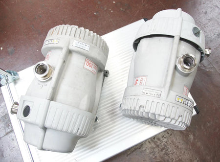 Pair of Edwards XDS46i / XDS100 Dry Scroll Vacuum Pumps AS-IS