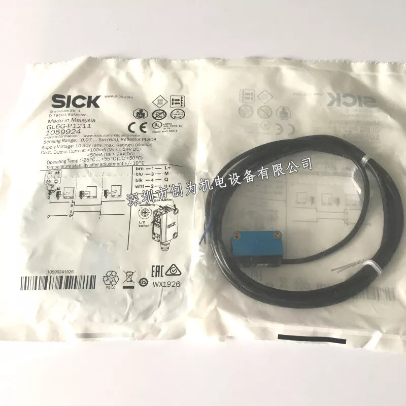 1PC New SICK GL6G-P1211 1059924 Photoelectric Switch Sensor GL6GP1211