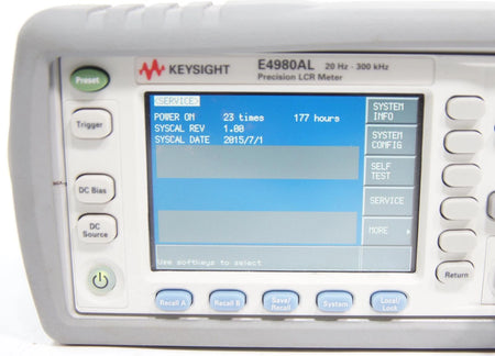Keysight / Agilent E4980AL Precision LCR Meter 20Hz to 300kHz  OPT 032 710