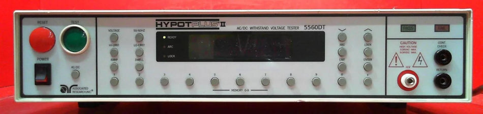 Associated Research 5560DT Hipot / Ground Tester 9031175 READ NOTES