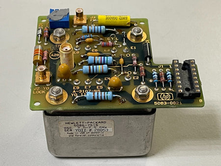 HP Agilent YTO YIG tuned oscillator 5086-7515 2.0-7.5GHz for 8360 series