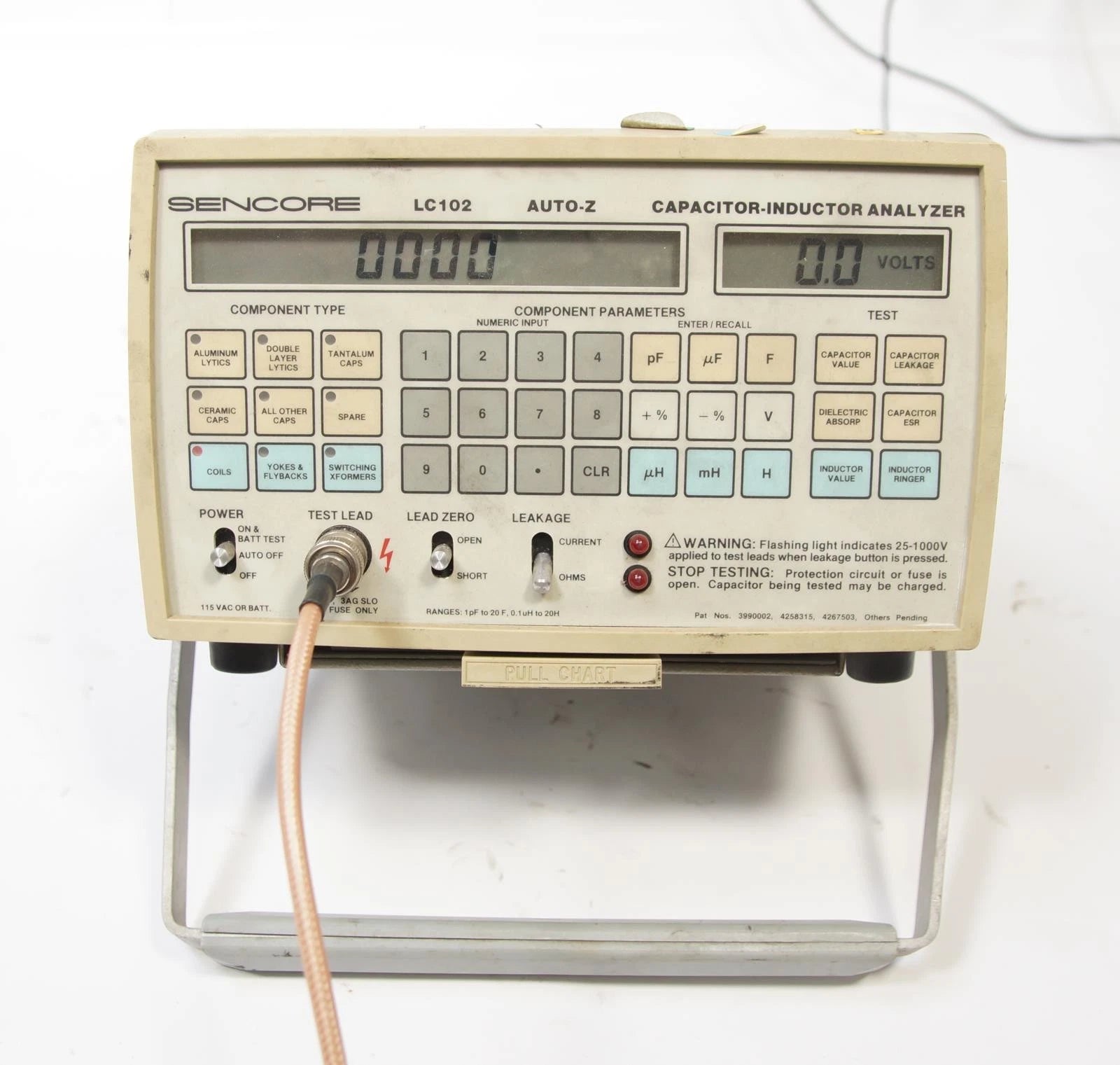 Sencore LC102 Capacitor and Inductor Analyzer AS-IS