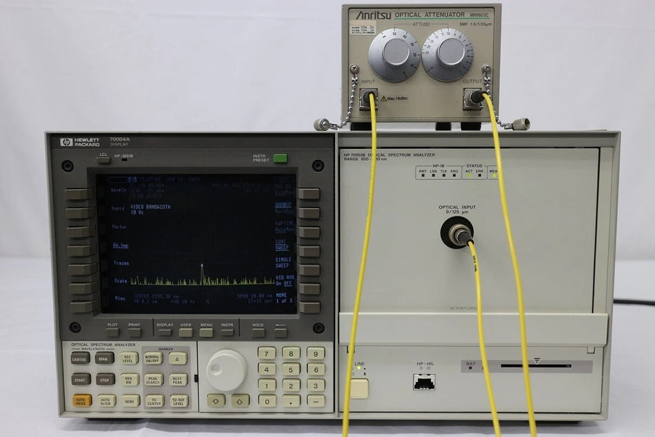 HP 71452B /122 Optical Spectrum Analyzer 600-1700nm