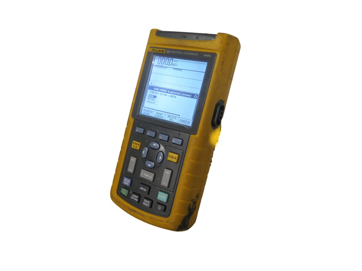 Fluke 123 Industrial Scopemeter 20 MHz - Free Shipping
