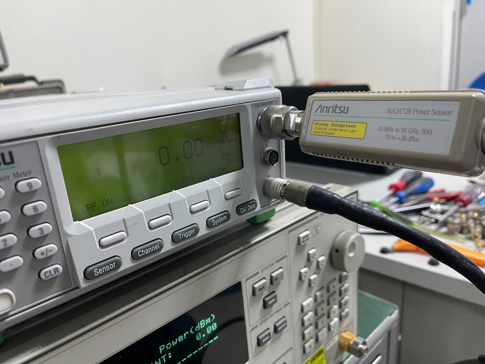 Anritsu MA2472B Power Sensor 10MHz to 18Ghz, N connector, -70 to +20dBm - XG eqpt
