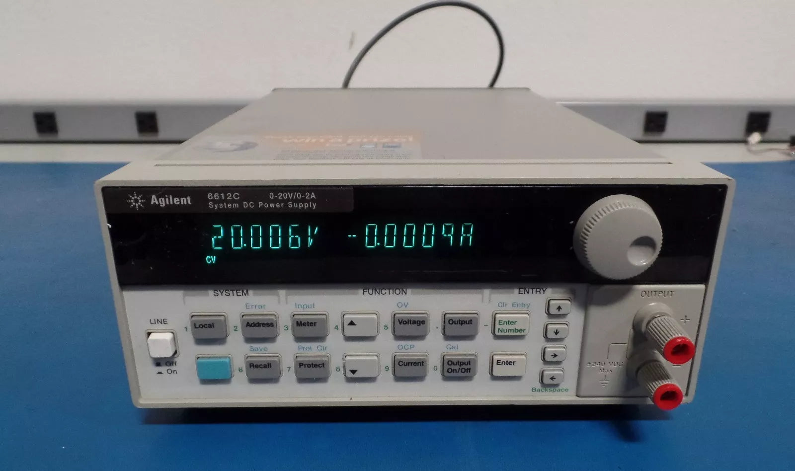 Agilent Keysight 6612C 40 Watt System Power Supply 20V 2A GPIB Precision