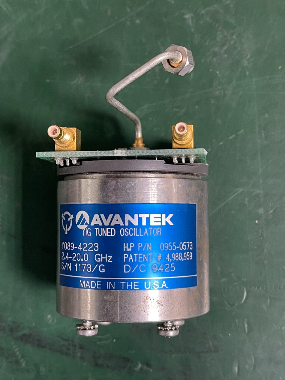 HP Agilent 0955-0573 YIG Tuned Oscillator 2.4 - 20 GHz ,for 8720/8722 VNA series - XG eqpt