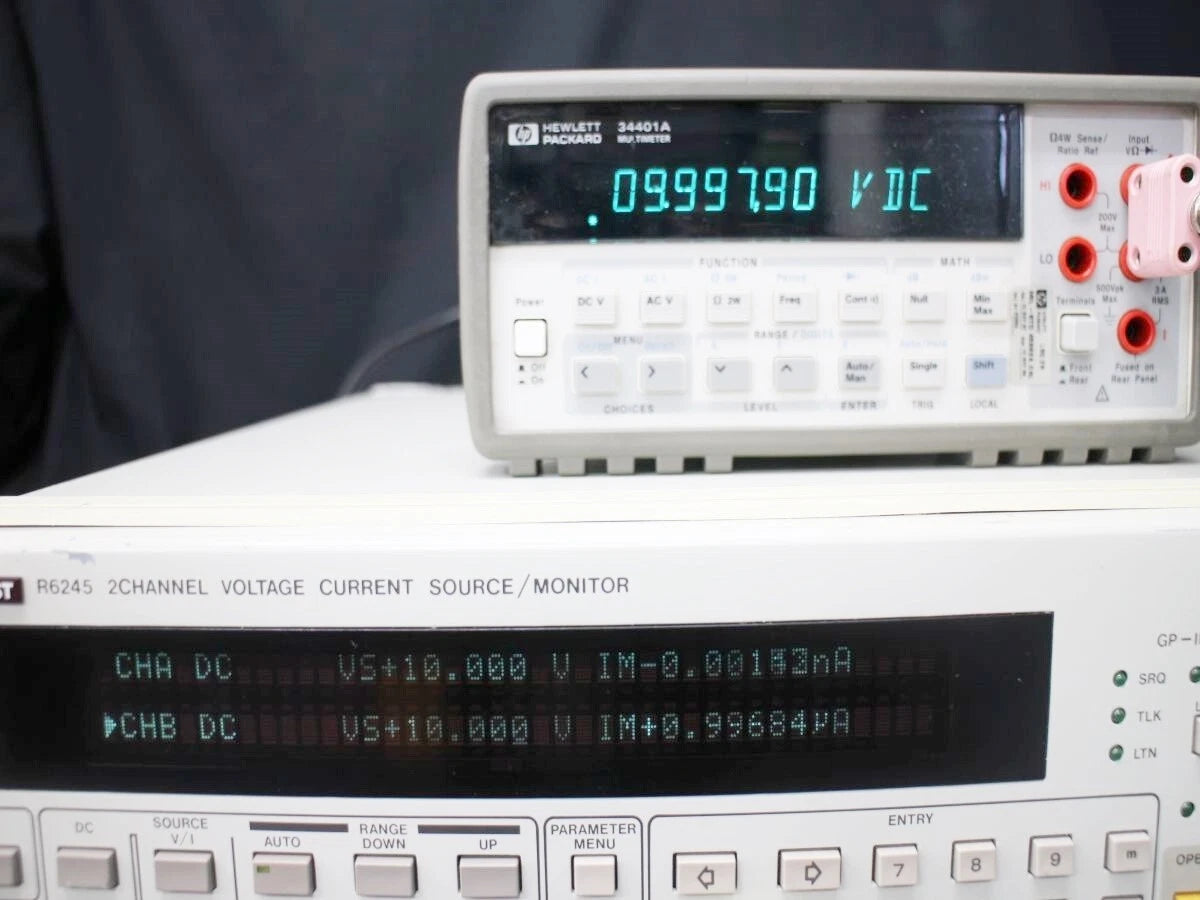 ADVANTEST R6245 2ch 200V 2A Voltage Current Source/Monitor