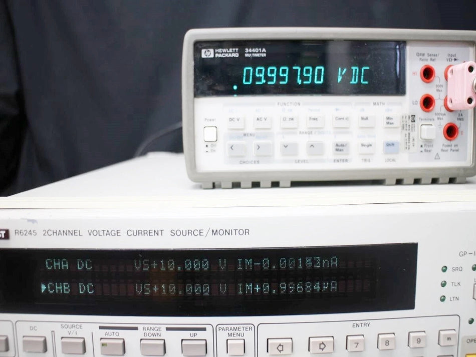 ADVANTEST R6245 2ch 200V 2A Voltage Current Source/Monitor