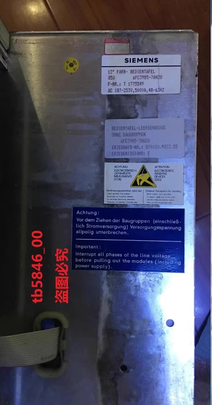 TFT-SIEM-8XX Product for 6FC3985-7AH20 & 6FC3985-7AU20