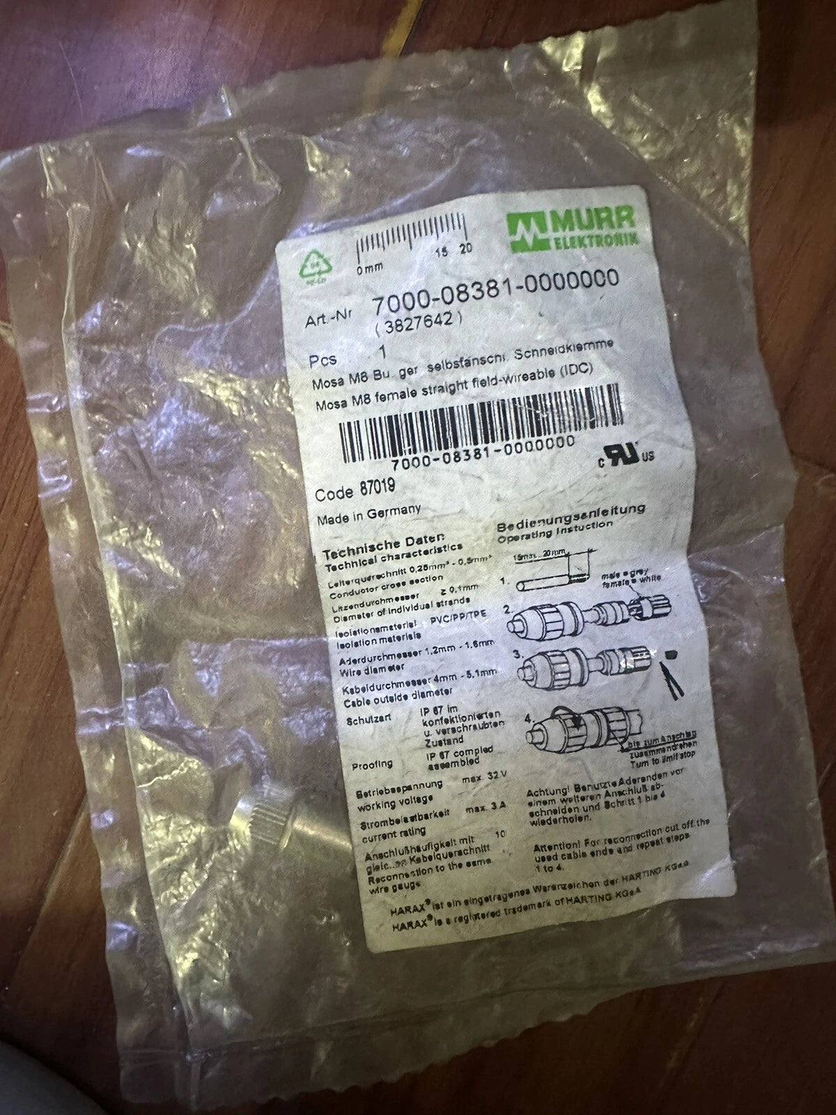 MURR 7000-08381-0000000 Industrial Power Supply Unit