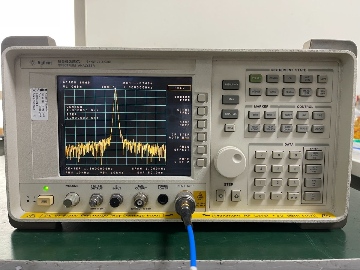 Agilent 8563EC 9KHz - 26.5GHz Spectrum Analyzer w/ opt. 007 _02076