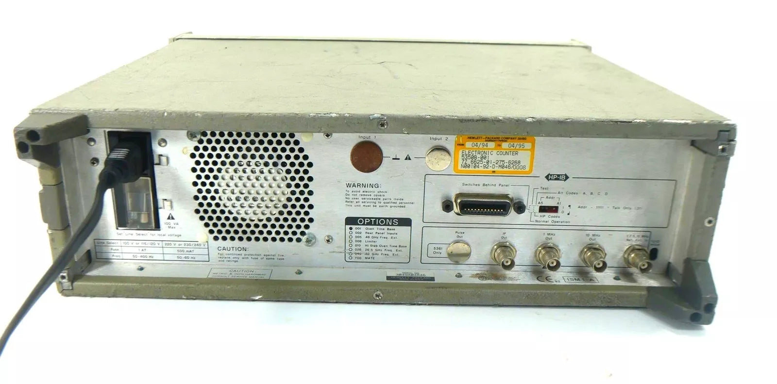HP 5350B Microwave Frequency Counter with Advanced Measurement Capabilities