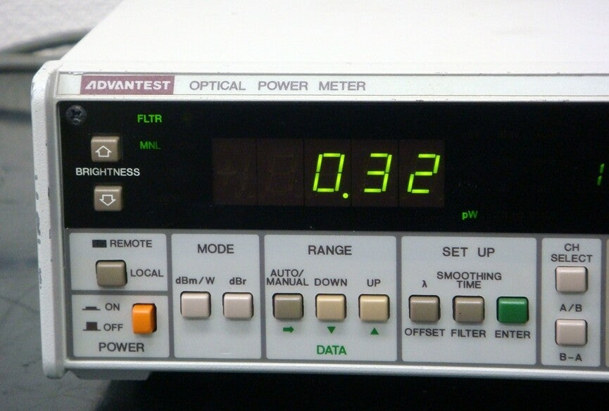 Q8214A Optical Power Meter by ADVANTEST