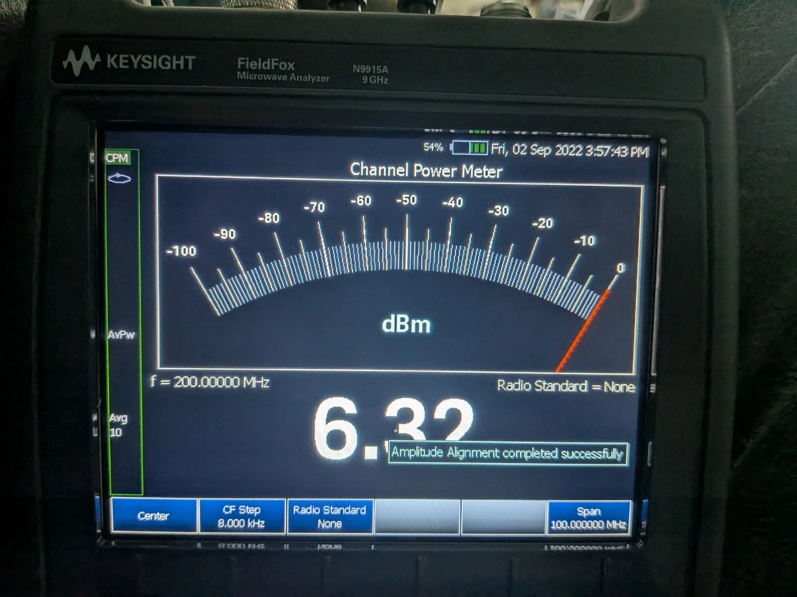 Keysight Agilent VNA Vector Network Spectrum Analyzer Fieldfox N9915A Cald 9 Ghz