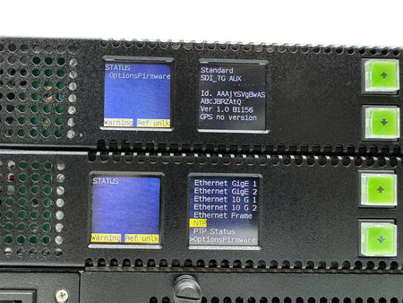 Evertz 2x 5700MSC-IP Grand Master Clock/SPG w/7800MSC-10G 5700-AUX 7801FC-IRD