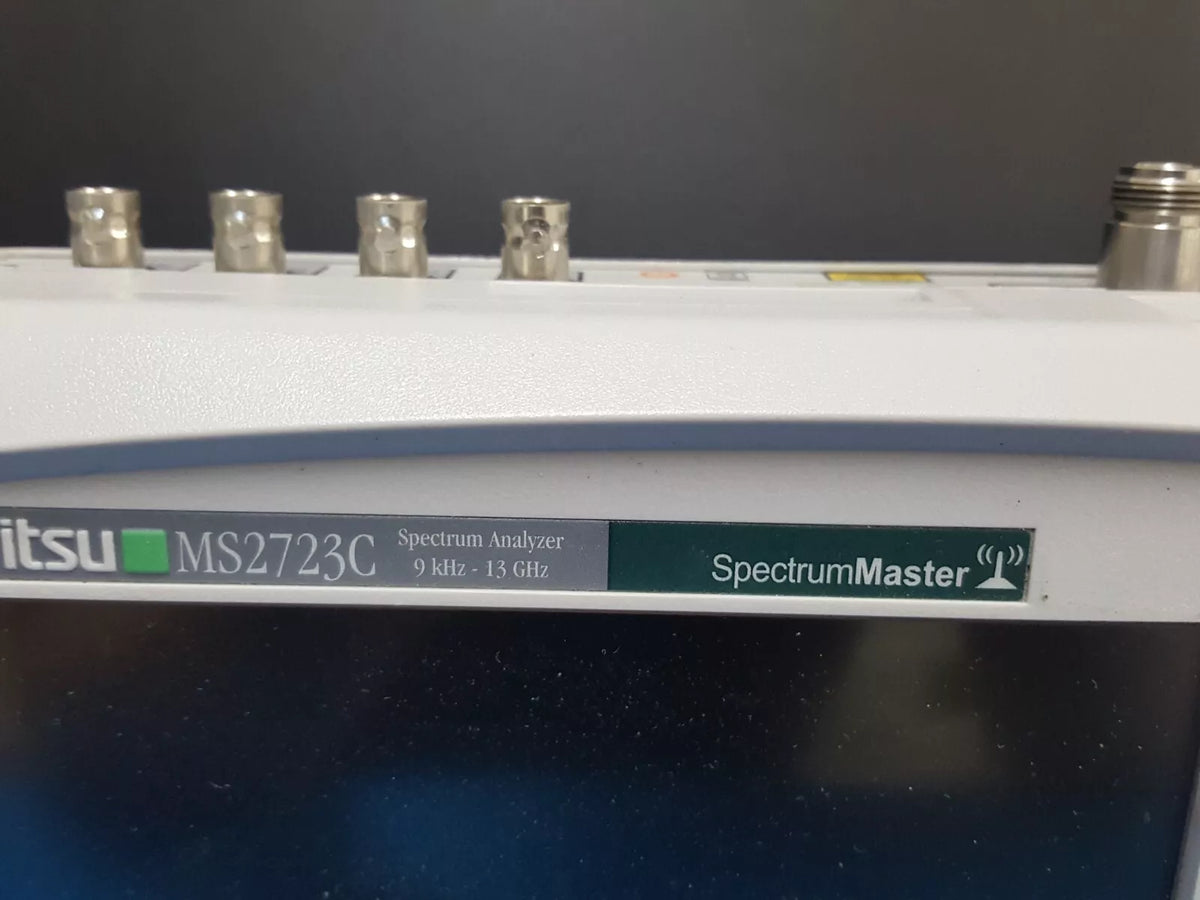 Anritsu MS2723C 13GHz Spectrum Analyzer without Options 9, 19, 31, 42, 43, 62, 63