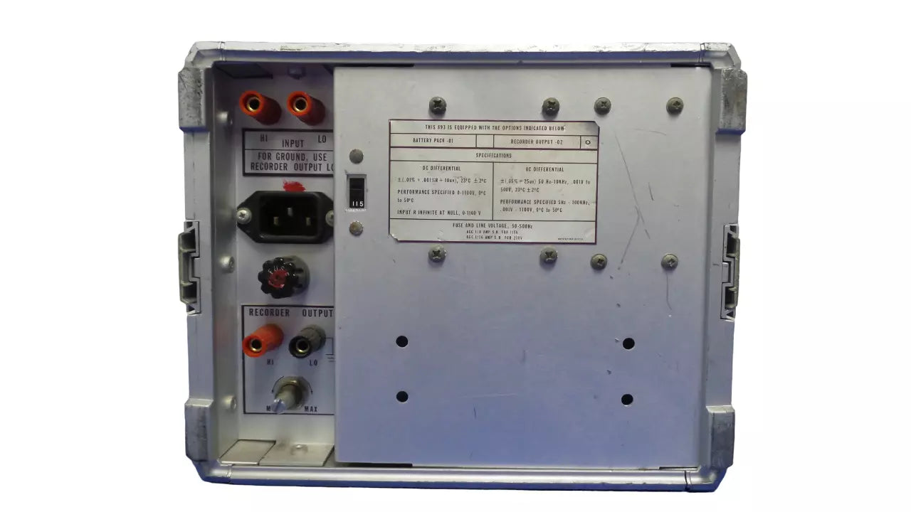 Fluke 893A AC DC Differential Voltmeter - High Precision Voltage Measurement