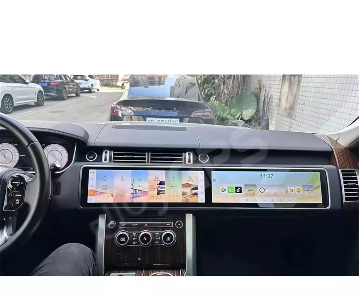 15.5 Dual Screen Android Car Radio Stereo for Range Rover Vogue L405 Sport L494