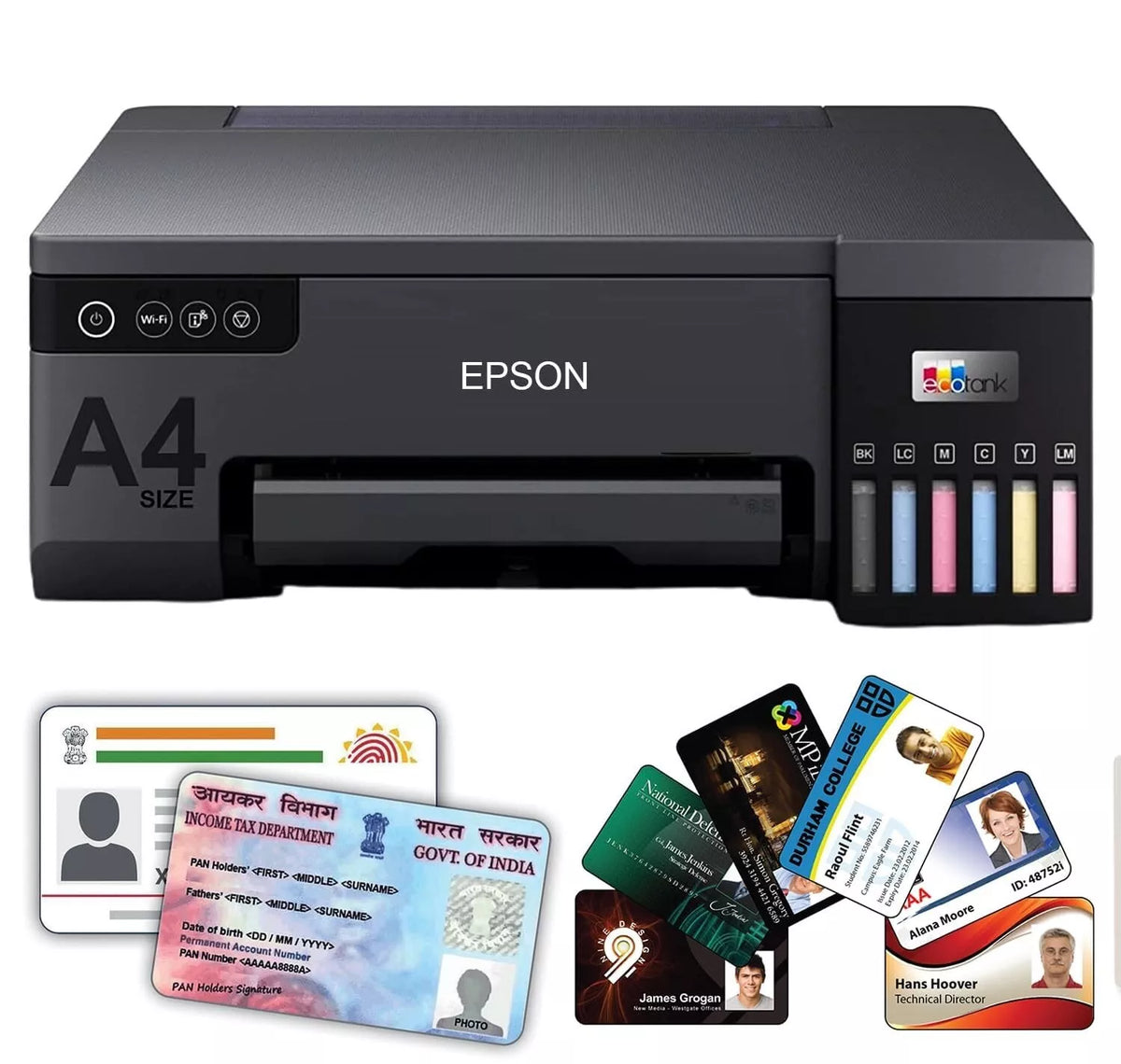 Epson Eco Tank L8050 Wireless Colour Home Inkjet Printer Multicolor