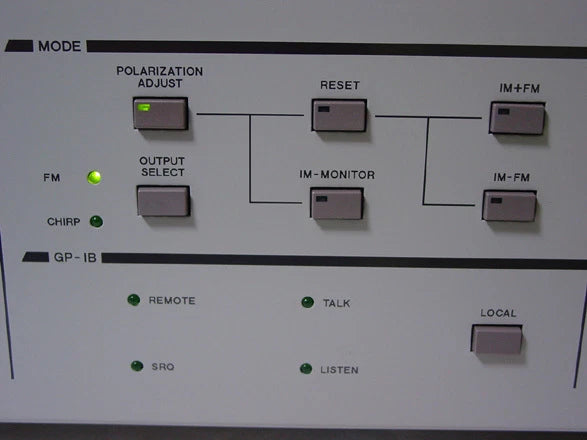 ADVANTEST Q7606BF 1510-1590nm 150GHz+-15GHz Optical Chirp Test set
