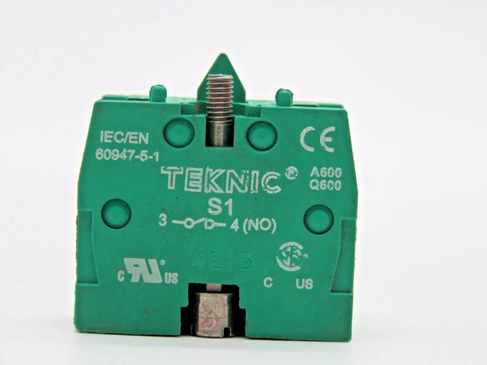Teknic S1 Push Button Contact Block, 16A, 2.5mm