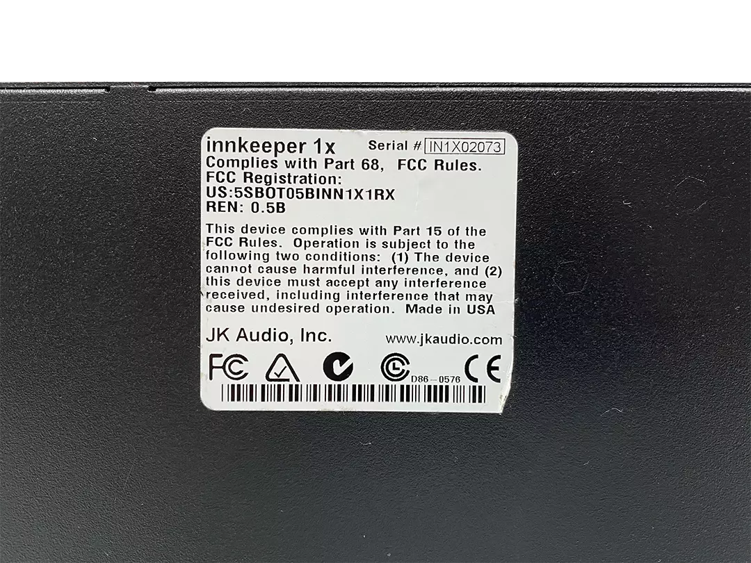 JK Audio Innkeeper 1x Single Channel Digital Hybrid