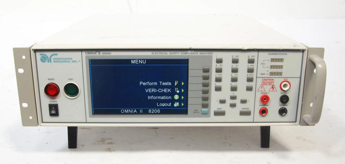 Associated Research OMNIA II Model 8206 Electrical Safety Compliance Analyzer