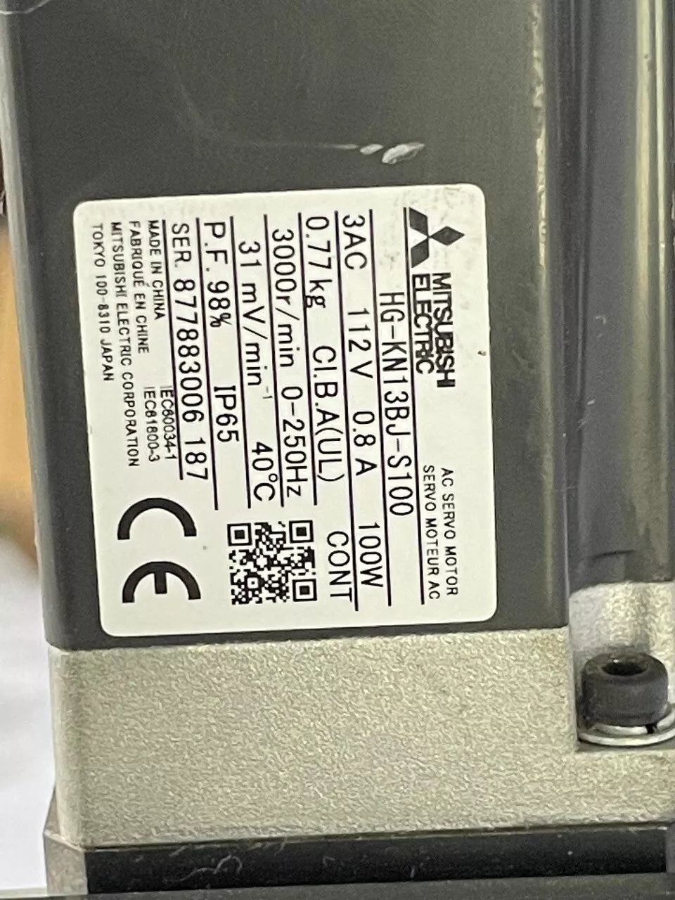 THK Linear Actuator XY-Axis with HG-KN13J-S100 AC Servo Motor