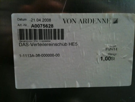 Von Ardenne A0075628 Distributor Slide-Height 5 Product