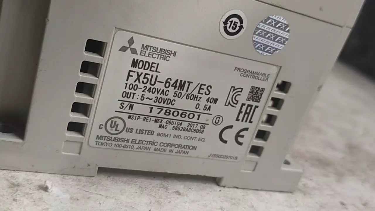 Mitsubishi Electric FX5U-64MT/ES Programmable Controller