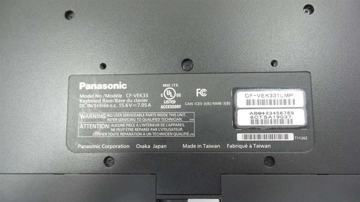 Panasonic CF-33 Core i7-7600U 2.8GHz 16GB 256GB Win 10 pro