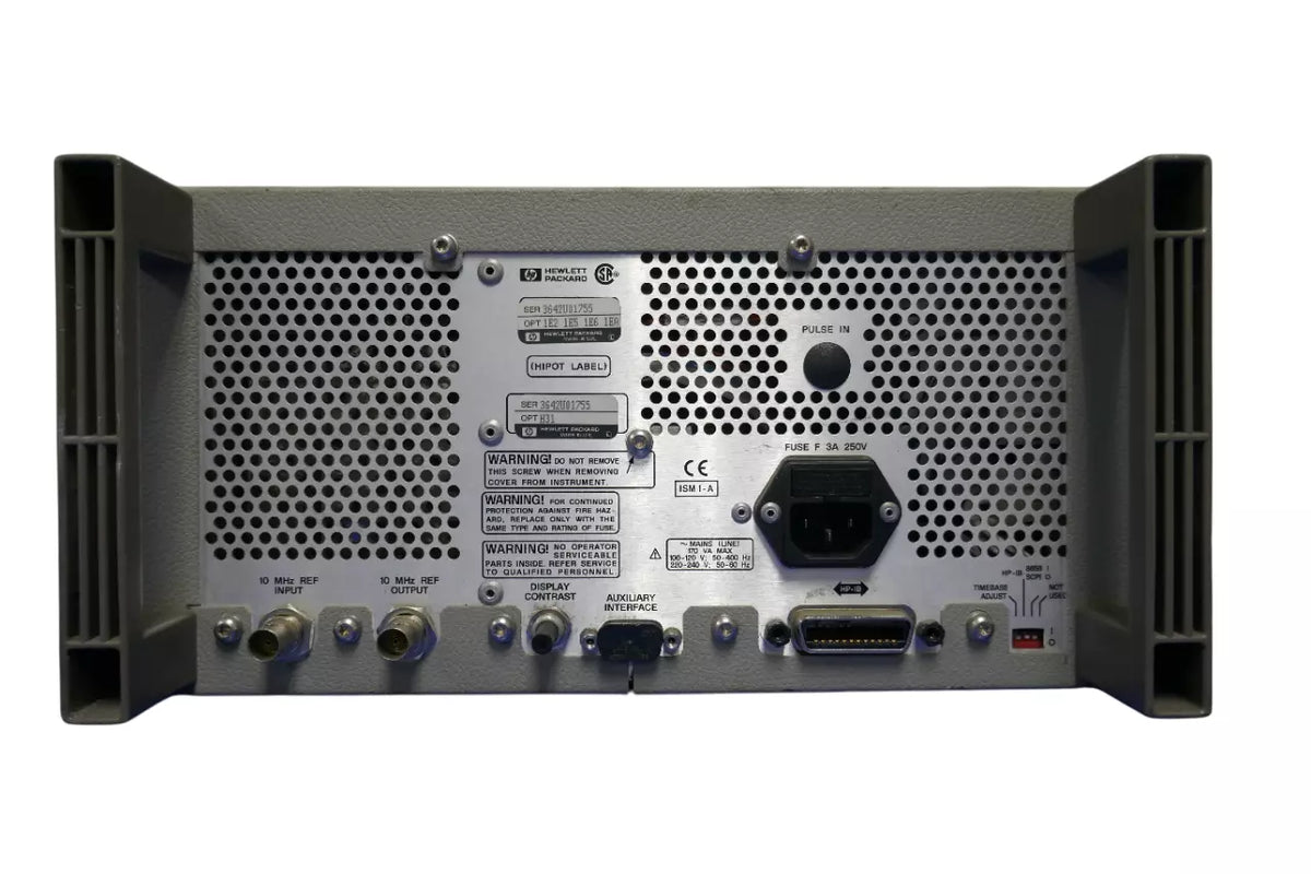 Agilent 8648B Signal Generator with 1E2-1E5-1E6-1EA & H31 Options