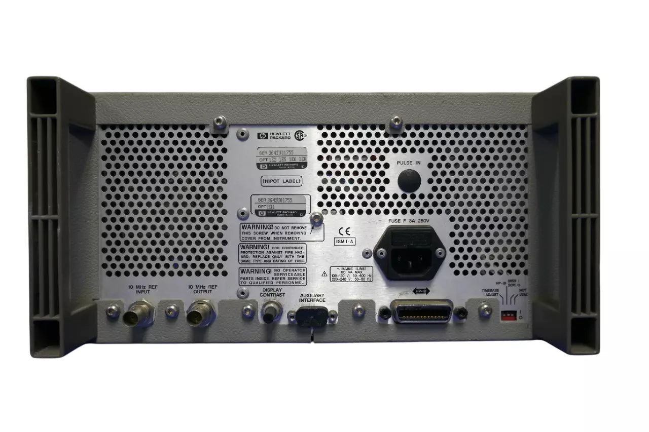 Agilent 8648B Signal Generator with 1E2-1E5-1E6-1EA & H31 Options