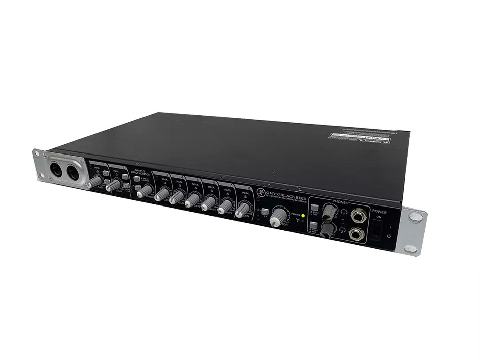 Mackie Onyx Black Bird Audio Interface - Professional 16x16 Recording Solution