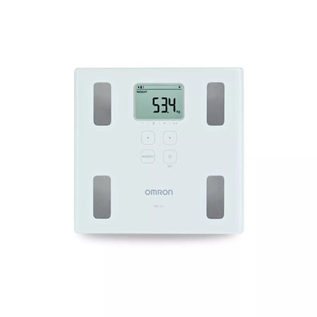 Omron HBF 214 Digital Body Composition Monitor - BMI, Body Fat, Muscle & Age