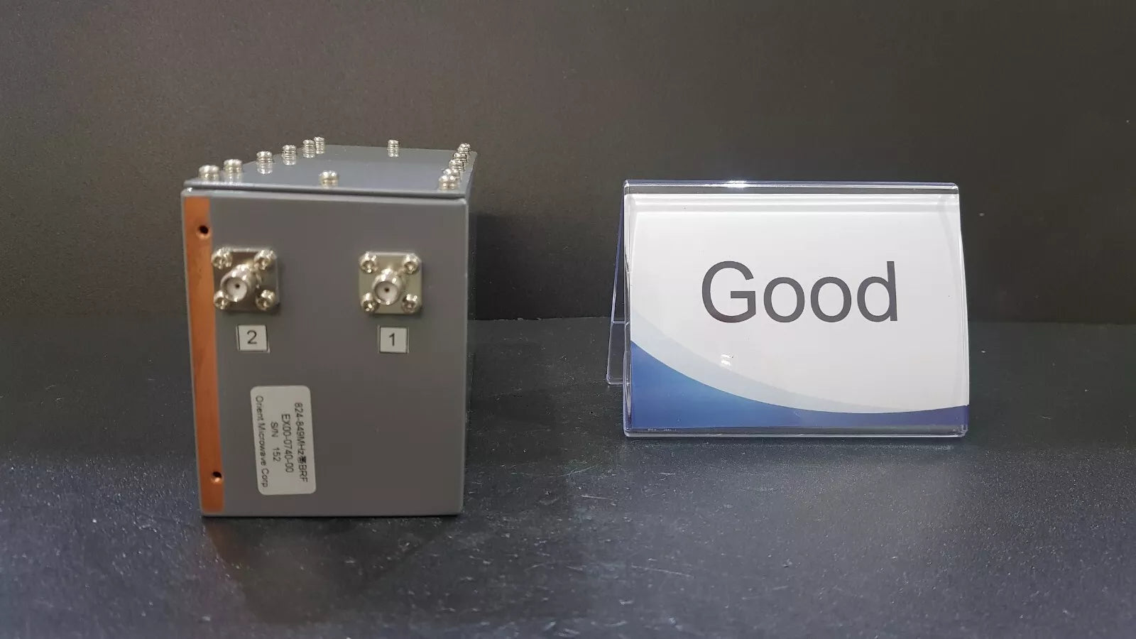 Orient-Microwave EX00-0740-00 Band Reject Filter 824-849MHz (152)