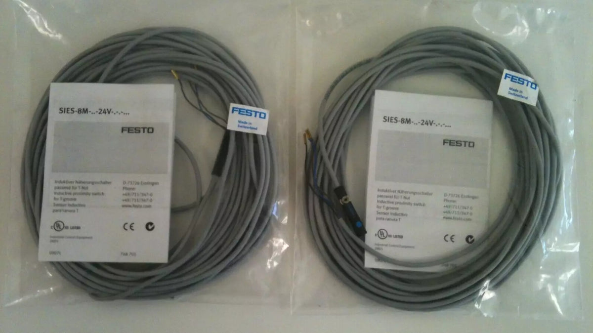 Festo SIES-8M-PS-24V-K-7,5-OE 551386 Proximity Sensor with 8M Cable