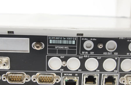Rohde & Schwarz NETCCU 800 Control Unit 2095.8007 Broadcast TV Transmitter AS-IS