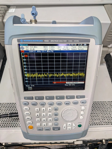 🔥Rohde & Schwarz R S Fsh20 K17 Handheld Spectrum Analyzer /Meter+Sensor !Cal'd!