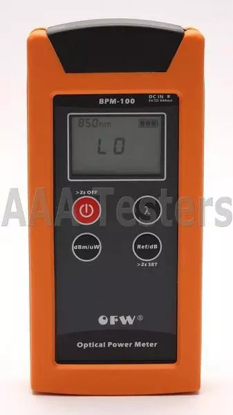 OFW BPM-100 SM MM Fiber Optic Power Meter BPM 100 - XG eqpt