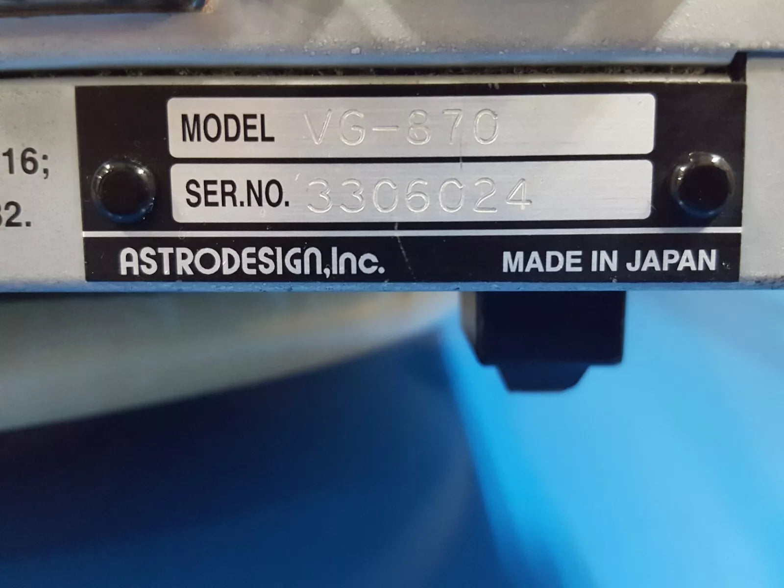 Astro-Design VG-870 Digital Video Generator (6024)