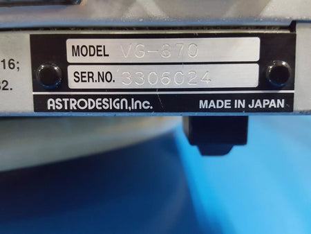 Astro-Design VG-870 Digital Video Generator (6024)