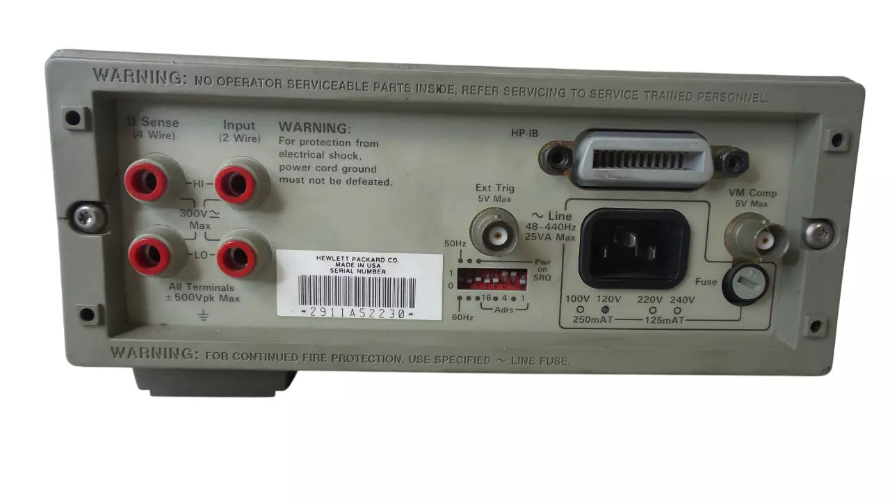 HP 3478A Multimeter - High Accuracy Digital Equipment