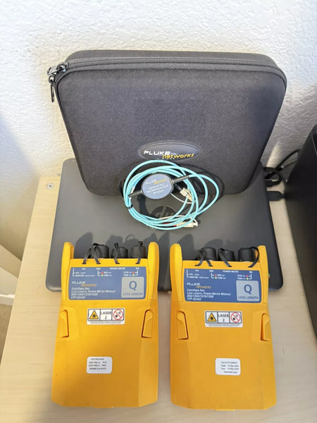 Fluke Networks CFP-Q CFP-QUAD CertiFiber Pro SM MM Fiber OLTS